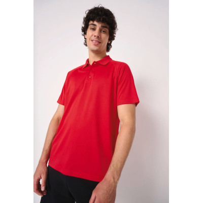 Men's basic polyester polo shirt
